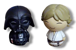 Funko Dorbz Star Wars Loose Figure Lot of 2 - Darth Vader and Luke Skywalker - Imagen 1 de 3