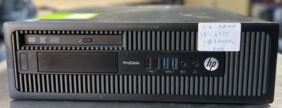 HP ProDesk 600 G1 SFF | Intel Xeon i7-4770@3.4GHz | 8GB DDR3 RAM | 128GB SSD - Image 1 of 4