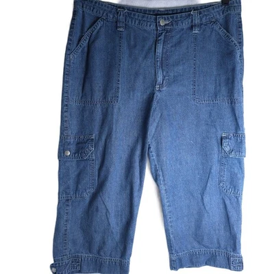 Pantalones Cortos Riders Para Hombre Talla 16 Jeans Carga Informales Bermudas Foto 1 de 4