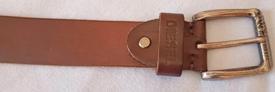 Diesel brauner Ledergürtel neu - 125cm ohne Schnalle - 130cm mit Schnalle - Bild 1 von 4