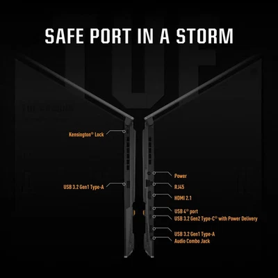 ASUS TUF Gaming A15 Laptop 15.6" FHD 144Hz RTX 4060 Ryzen 5 7535HS 64 GB 4 TB - Image 1 of 4