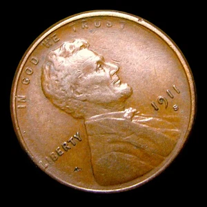 1911-S Lincoln Cent Wheat Penny ---- Nice Coin ---- #220K - Picture 1 of 3