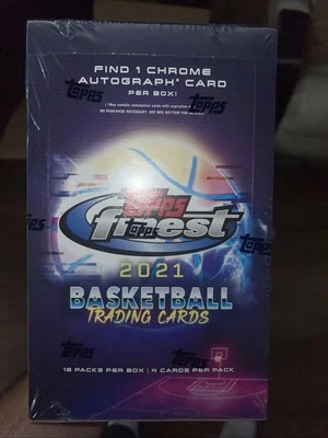 Topps Finest 2021 Basketball Trading Cards (FGC004354) - Image 1 of 4