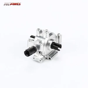 Front Diff Set Gear Box Bulkhead Silver for 1/10 Losi Baja Rey Rock Rey Upgrades - Picture 1 of 7