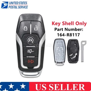 For 2015 2016 2017 Ford F150 Remote Key Fob Uncut Shell Case M3N-A2C31243300 - Picture 1 of 10