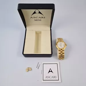 Ascari Ameretto 18K vergoldet Herrenuhr 4248GG-M Datum & Uhrzeit - Bild 1 von 15