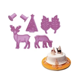3D Sugarcraft Mould Kitchen Baking Tool Household Cake Decoration Christmas Gift - Picture 1 of 6