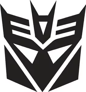 Transformers Decepticon Logo 12 Inch Vinyl Decal Sticker Car Window Decepticon - Foto 1 di 19