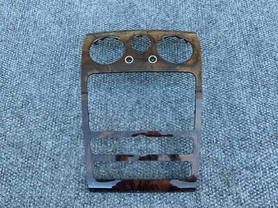 BENTLEY CONTINENTAL GT (04-10) SALPICADERO CENTRAL RADIO PANTALLA BISEL MADERA MOLDURA OEM Foto 1 de 4