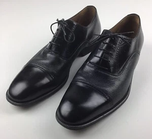 Zapatos de vestir Magnanni con puntera y gorra para hombre 13 M negros - Imagen 1 de 8