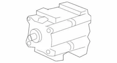 Genuine Ford 2004-2007 Focus Air Conditioning Compressor Assembly HU2Z-19703-V - Изображение 1 из 2