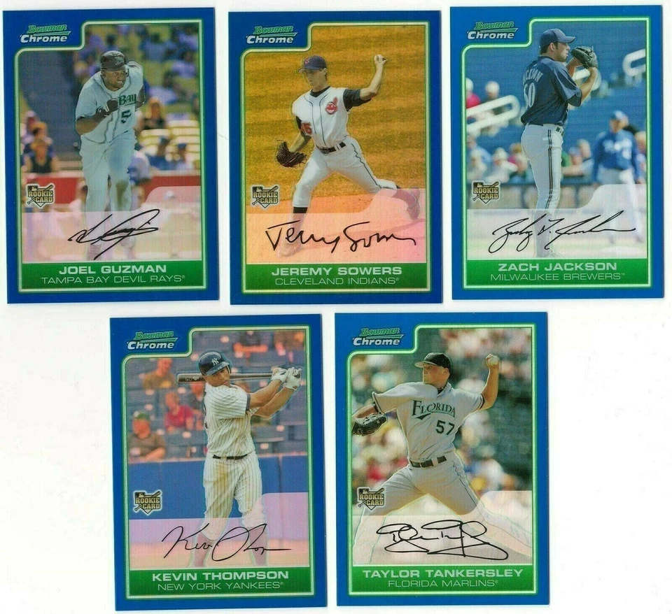 2006 Bowman Chrome Draft BLUE REFRACTOR Parallel Single Cards /199 Rookie RC Ref - Image 1 of 1