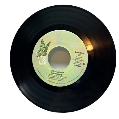 Eddie Rabbit I Don't Want To Make Love/Suspicions 45 Rpm Vinyl E-46053-A - Image 1 of 4