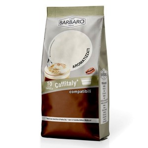 10 Capsules Coffee Barbarian Hazelnut Compatible Caffitaly