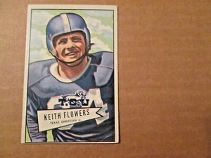 1952 Bowman Large Football #115 Keith Flowers Detroit Lions - Bild 1 von 1