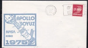USA 1975 SPACE RELATED COVER NASA APOLLO KSS SOYUZ HOOK UP + CACHET - Picture 1 of 1