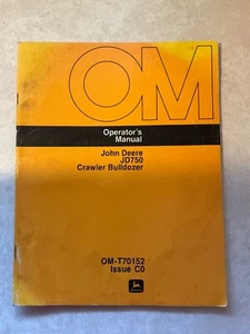 John Deere 750 Crawler Bulldozer   Operators Manual OMT70152 ISSUE CO   E54 - Picture 1 of 3