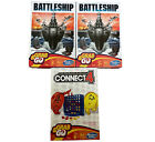 Connect 4 & Battleship Grab and Go Travel Size Game Lot of 3-stocking stuffer