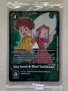 Izzy Izumi & Mimi Tachikawa BT5-089 R Digimon Battle of Omni Box Topper - Foto 1 di 2