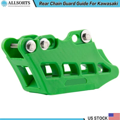 Guía protectora de cadena verde para KAWASAKI KX250 KX250F 250X 300X KX450F KX450X KX450 Foto 1 de 4