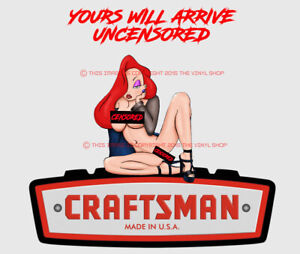 Craftsman Tools cute butt SEXY SUPER HOT Girl Hot rod Sexy girl color decal