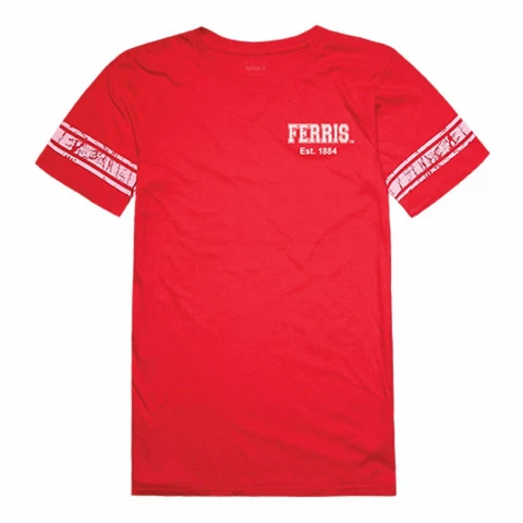 FSU Ferris State University Bulldogs Womens Practice T-Shirt Red Cover