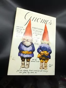 1st Edition Gnomes by Huygen & Poortvliet 1977 SIGNED by author & illustrator HC - Imagen 1 de 4