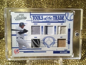 bernie williams 2005 tools of trade new york yankees game used jersey bat patch - Picture 1 of 4