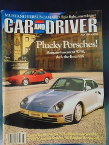 CAR and DRIVER Magazine July 1986 Porsches - Picture 1 of 1