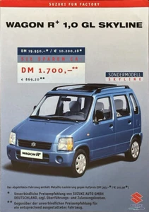 Suzuki Wagon R+ 1,0 GL SKYLINE Prospekt Brochure Depliant 04/2000 - Picture 1 of 1