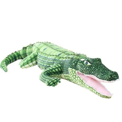 Alligator Plush, Realistic Large Crocodile Stuffed Animal Toys,39.3 inches,Green - Image 1 of 4