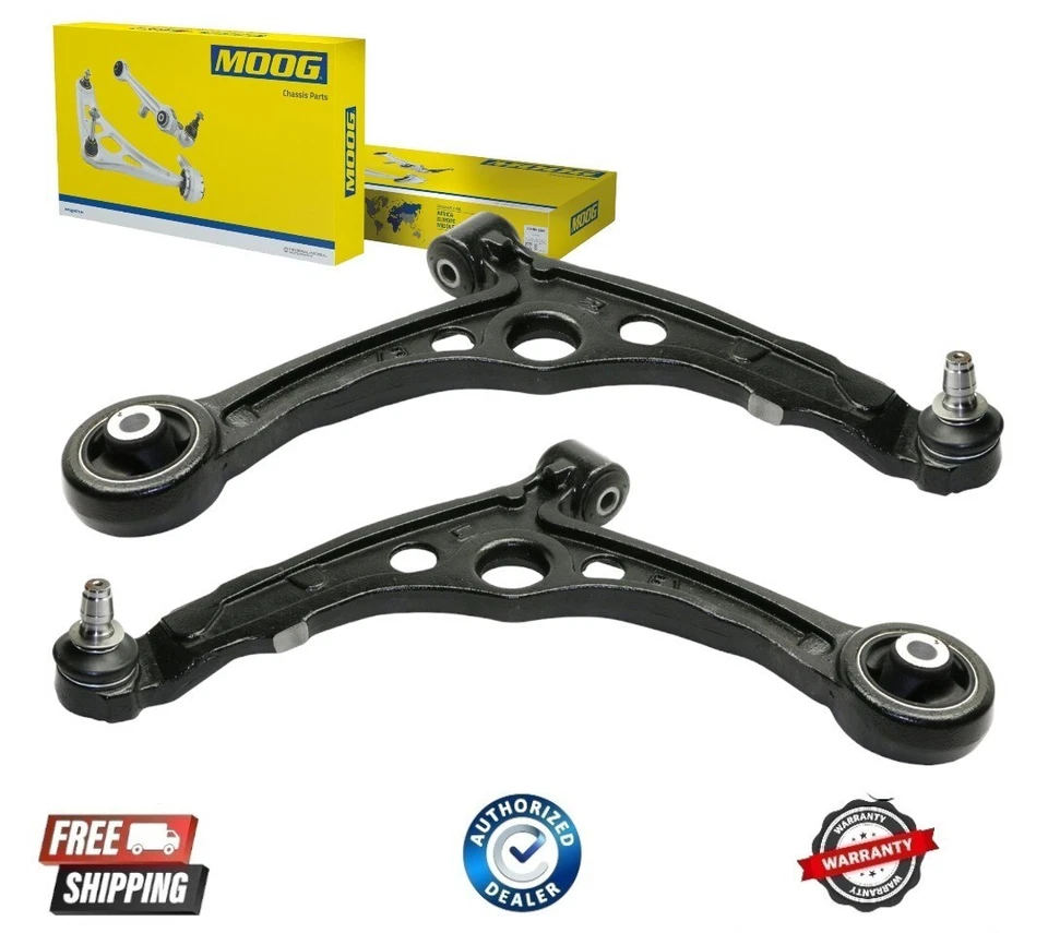 NUEVO MOOG Brazo de control delantero izquierdo y derecho y rótula Juego de 2 piezas para Fiat 500 12-19 Foto 1 de 1