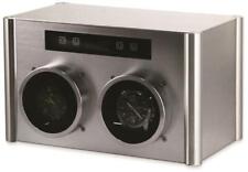 Rotations Silver-Tone Metal Double Watch Winder
