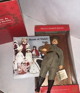 Peggy Nisbet 1983 LE Teddy Roosevelt con amico orso costume bambola etichetta in scatola 8 pollici - Foto 1 di 10