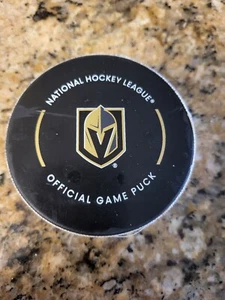 Andrei Kuzmenko Game Used Scored Goal Puck Canucks 11-26-22 vegas - Picture 1 of 6
