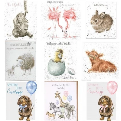 Wrendale New Baby Card  - Image 1 of 3