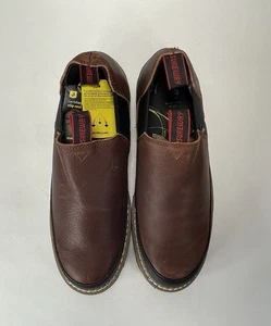 SUREWAY Herren Slipper Arbeitsstiefel rutschfest ölbeständig Gr. 12 braun - Bild 1 von 4