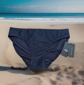 Tommy Hilfiger Classic Bikini Bottoms Dark Navy Size Large New NWT - Picture 1 of 7