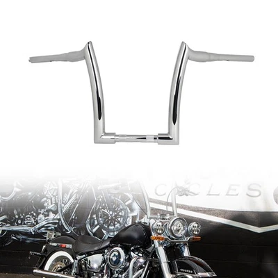 Ape Hanger Motor Steel 14''  Handlebar Motorcycle Fit For Harley Touring - Image 1 of 4