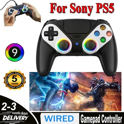 Mando Inalámbrico Negro Bluetooth Gamepad para Sony PlayStation 5 PS5 Pro/Slim. Foto 1 de 4