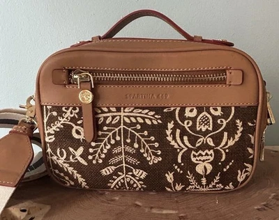 Spartina 449 Ellie Crossbody Lighthouse Bag Women's Linen Adjustable Strap - Image 1 of 4