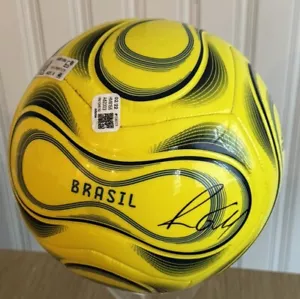 RODRYGO SIGNED BRAZIL SOCCER BALL BECKETT BAS - Picture 1 of 4