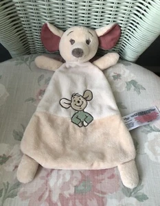 PRIMARK DISNEY ROO WINNIE THE POOH COMFORTER BLANKIE SOFT TOY SOOTHER DOUDOU - Picture 1 of 2