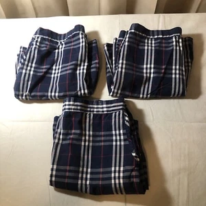 School Uniform Shorts Plaid (blue/white/red) GIRLS Size 11.5 (LOT OF 3) - Picture 1 of 6