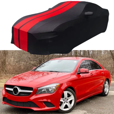 Cubierta de coche satinada elástica a prueba de arañazos interior para Mercedes Benz C300 C43 AMG Foto 1 de 4