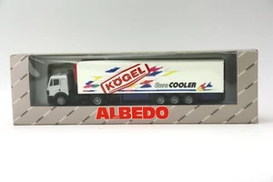 Albedo Mercedes Sattelzug "Kögel Eurocooler" 1:87 H0 OVP NOS - Picture 1 of 2