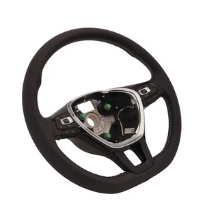 Multifunction Steering Wheel Leather Heated VW Tiguan II AD1 16-20 Allspace BW2 - Picture 1 of 5