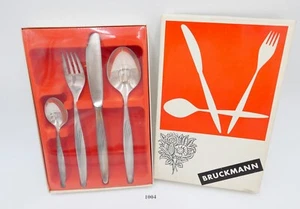 - NEU - OVP - 4 Teile BRUCKMANN 765 CANDIDA - 90er Silber Besteck Set - Bild 1 von 4