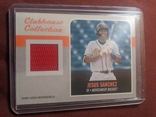 2019 Topps Heritage Minor League Jesus Sanchez Clubhouse Collection Relic CCR-JS
