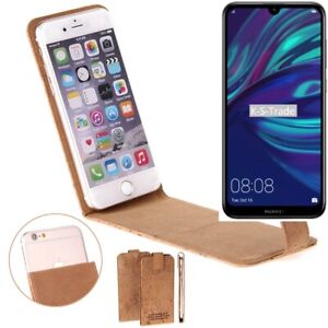 Protective cover for Huawei Y7 (2019) cork Flipstyle case